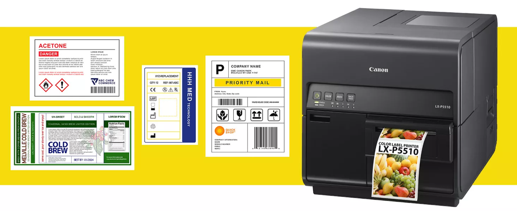 CANON LX-P5510 4" PIGMENT-BASED INKJET LABEL PRINTER (4975B002)