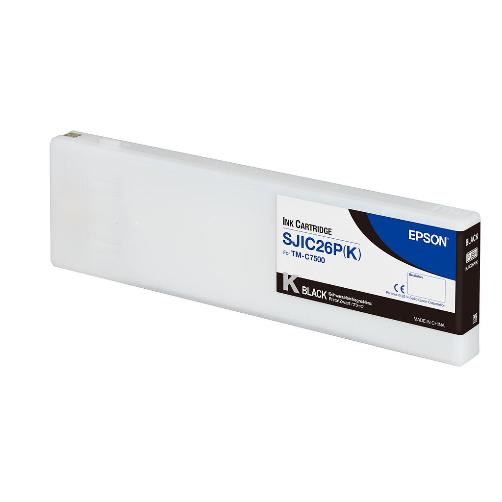 Epson ColorWorks C7500 Ink Black Matte C33S020614 SJIC26P(K) TM-C7500 Series