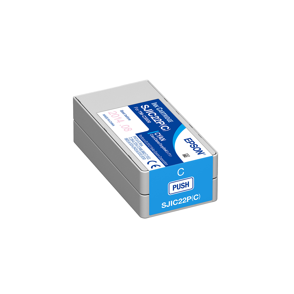 Epson ColorWorks C3500 Cyan Ink Cartridge C33S020581 SJIC22P(C)