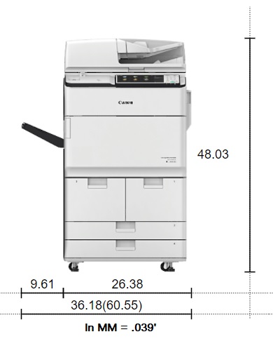 [CIRA6575i] Canon ADVANCE 6575i imageRUNNER [0293C002AA] (75 ppm) (COPY TRAY (CAPACITY UP TO 100 SHEETS), NO PAPER ACCESSORY)