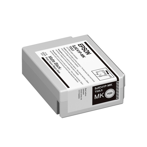 Epson ColorWorks C4000 MATTE Black Ink Cartridge C13T52L520 SJIC41P(MK)
