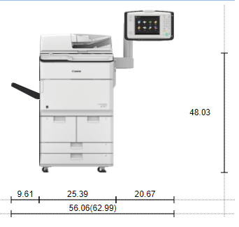 [CIRA8505i] Canon ADVANCE 8505i imageRUNNER [0192C002AA] (105 ppm) (COPY TRAY (CAPACITY UP TO 100 SHEETS), NO PAPER ACCESSORY)