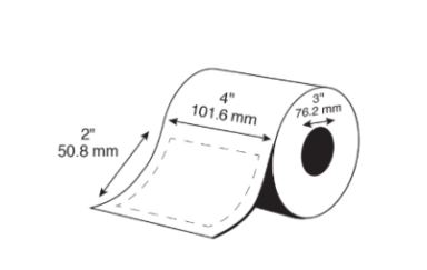 [C60MD001] 4" x 2" EPSON Premium Matte Labels (C6000/C8000/C7500 Series) (3"CORE/8"OD)