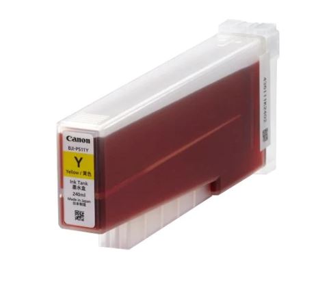 CANON 4979B003AB/4979B003AA BJI-P511Y YELLOW INK TANK (240ml) (LX-D5500)