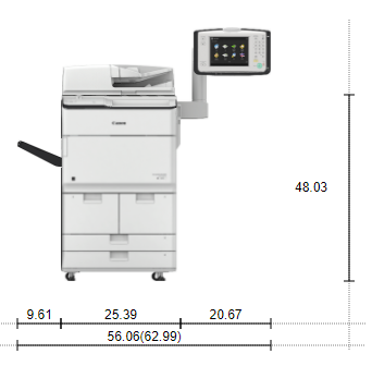 [CIRA8795] Canon ADVANCE DX 8795i imageRUNNER 4083C060AA (95 ppm) (COPY TRAY (CAPACITY UP TO 100 SHEETS), NO PAPER ACCESSORY)
