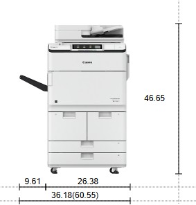 [CIRA6765] CANON imageRUNNER ADVANCE DX 6765i [4018C003AA] (65ppm) (COPY TRAY (CAPACITY UP TO 100 SHEETS), NO PAPER ACCESSORY)