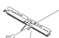 CANON FM2-Q539-000 	EXTENSION GUIDE ASSEMBLY (IRA DX C5870i/6870i SERIES) (OEM)